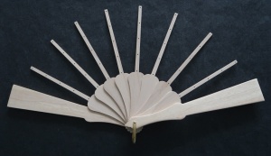 Fan Sticks To Fit Pansy pattern with Light Guard Sticks